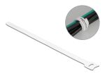 DELOCK Klett-Kabelbinder L 250 x B 12 mm weiß 10...