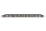 Digitus CAT 6, Klasse E High Density Patch Panel, geschirmt, schwarz