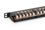 Digitus CAT 6, Klasse E High Density Patch Panel, geschirmt, schwarz