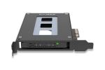 Icy Dock MB111VP-B Speicherlaufwerksgehäuse SSD-Gehäuse Schwarz 2.5"