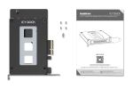 Icy Dock MB111VP-B Speicherlaufwerksgehäuse SSD-Gehäuse Schwarz 2.5"