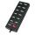 LogiLink UA0126 Schnittstellen-Hub 480 Mbit/s Schwarz