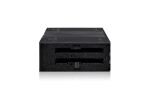 Icy Dock MB024SP-B Speicherlaufwerksgehäuse HDD / SSD-Gehäuse Schwarz 2.5"