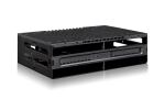 Icy Dock MB024SP-B Speicherlaufwerksgehäuse HDD / SSD-Gehäuse Schwarz 2.5"