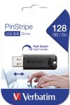 Verbatim PinStripe 3.0 - USB 3.0-Stick 128GB  - Schwarz