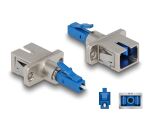 DeLOCK LWL Hybrid Kupplung LC Simplex Stecker zu SC Simplex Buchse blau