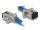 DeLOCK LWL Hybrid Kupplung LC Simplex Stecker zu SC Simplex Buchse blau