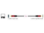 DELOCK USB3.0 Kabel A -> Micro-B St/St 2.00m Premium
