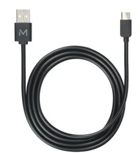 Mobilis 001278 USB Kabel 1 m USB A USB C Schwarz