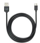 Mobilis 001278 USB Kabel 1 m USB A USB C Schwarz