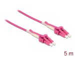 DELOCK LWL Patchkabel LC -> LC 5.00m Multimode Uniboot O