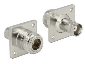 DELOCK HF Adapter N-Buchse -> BNC-Buchse zum Einbau