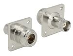 DELOCK HF Adapter N-Buchse -> BNC-Buchse zum Einbau