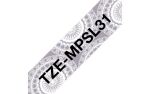 Brother TZE-MPSL31 Etiketten erstellendes Band schwarz...