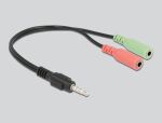 DeLOCK Professionelles Computer Podcasting Mikrofon mit XLR Anschluss und 3 Pin Klinkenstecker + Adapterkabel für Smartphone und Tablet