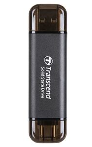 Transcend ESD310C Thunderbolt-Technologie 256 GB USB Typ-A auf USB Typ-C USB 3.2 Gen 2x2 Schwarz