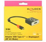 DeLOCK 63312 USB-Grafikadapter 4096 x 2160 Pixel Schwarz