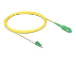 DELOCK Kabel LWL LC-APC zu SC-APC Simplex Singlemode OS2 3m