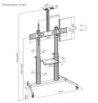 Equip 60"-100" Eco Ultra-großer Display-TV-Wagen