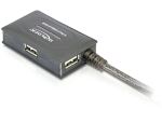 DeLOCK USB 2.0 Verlängerungskabel 10 m aktiv mit 4...