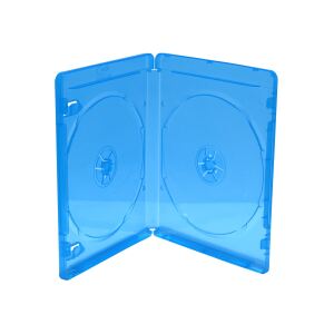 MediaRange Zubehör CD-/DVD-Rohlinge Blu-ray-Gehäuse 2 Disks Blau