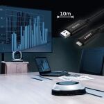 Lindy 43395 USB Kabel USB 3.2 Gen 1 (3.1 Gen 1) 10 m USB A USB C 5 Gbit/s Schwarz