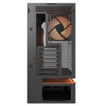 COUGAR Gehäuse Midi-Tower, CFV235 Vision, ARGB, LCD-Display, Glas, Schwarz
