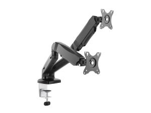 Equip 650121 17”–32” Voll beweglicher Zweifach-Gasfeder-Monitor/LCD-Tischhalter