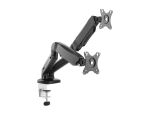 Equip 650121 17”–32” Voll beweglicher Zweifach-Gasfeder-Monitor/LCD-Tischhalter