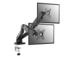 Equip 650121 17”–32” Voll beweglicher Zweifach-Gasfeder-Monitor/LCD-Tischhalter