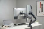 Equip 650121 17”–32” Voll beweglicher Zweifach-Gasfeder-Monitor/LCD-Tischhalter