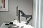 Equip 650121 17”–32” Voll beweglicher Zweifach-Gasfeder-Monitor/LCD-Tischhalter