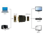 Gembird A-HDMI-DVI-2 Kabeladapter Schwarz