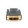 Gembird A-HDMI-DVI-2 Kabeladapter Schwarz