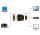 Gembird A-HDMI-DVI-2 Kabeladapter Schwarz
