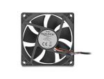 DELOCK Axiallüfter 24 V DC, 80 x 80 x 25 mm schwarz