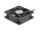 DELOCK Axiallüfter 24 V DC, 80 x 80 x 25 mm schwarz