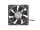 DELOCK Axiallüfter 24 V DC, 80 x 80 x 25 mm schwarz
