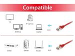 Equip Cat.6 S/FTP Patchkabel, 0.5m, Rot