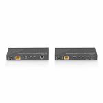 Lindy 150m Cat.6 HDBaseT KVM Extender, HDMI 4K60, USB 2.0 & IR