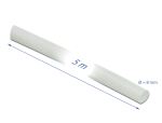 DELOCK Schutzschlauch Glasfasergeflecht 5mx8mm weiß