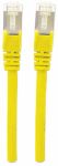 Intellinet Netzwerkkabel mit Cat6a-Stecker und Cat7-Rohkabel, S/FTP, 100% Kupfer, LS0H, 0,25 m, gelb