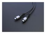 Manhattan 356381 USB Kabel USB4 Gen 3x2 2 m USB C 40 Gbit/s 240 W Schwarz