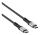 Manhattan 356381 USB Kabel USB4 Gen 3x2 2 m USB C 40 Gbit/s 240 W Schwarz