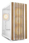 Sharkoon REBEL C70G RGB Full Tower Weiß, Holz