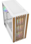 Sharkoon REBEL C70G RGB Full Tower Weiß, Holz