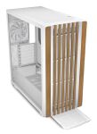 Sharkoon REBEL C70G RGB Full Tower Weiß, Holz