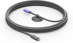Logitech 952-000195 USB Kabel USB 3.2 Gen 2 (3.1 Gen 2) 5 m USB C Graphit, Violett