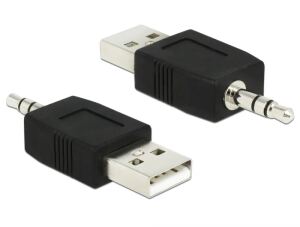 DeLOCK 66069 Kabeladapter USB A 3,5 Schwarz
