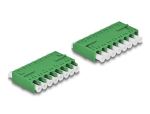 DELOCK LWL Kupplung HD LC Octuplex Bu zu LC Octuplex Bu grün